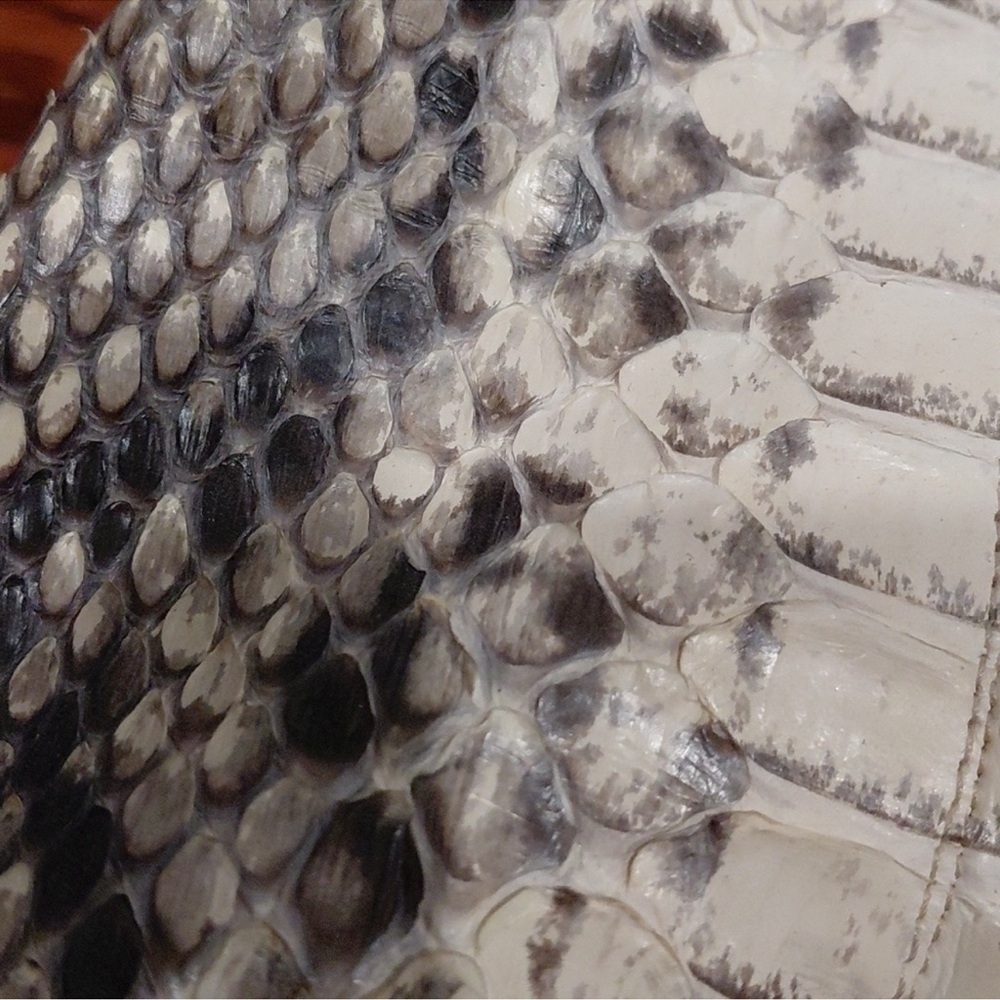 Massimo Dogana Real Python Leather Heels - Picture 3 of 8